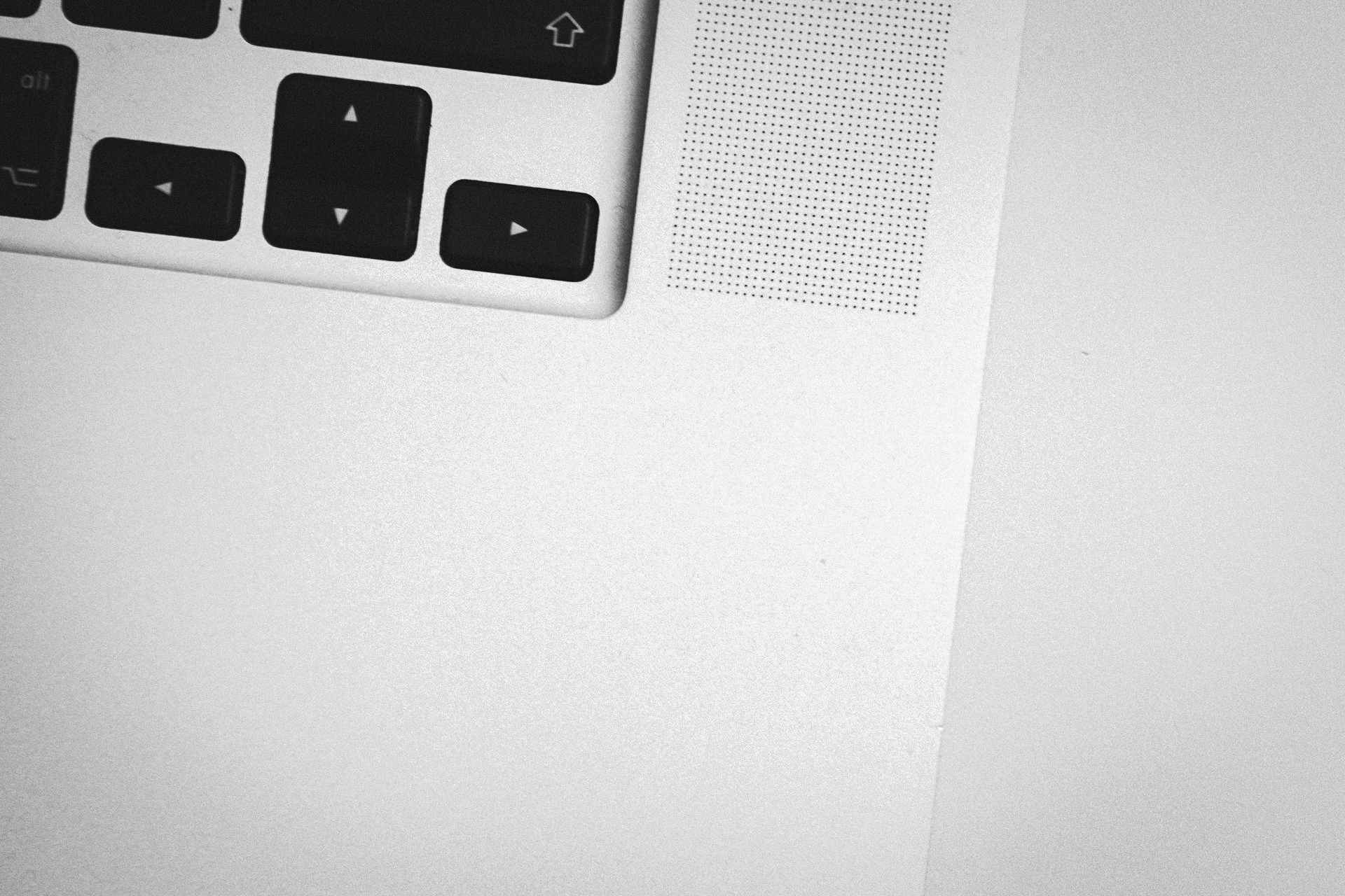 ein Closeup von einer MacBook Tastatur